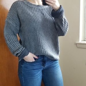Pink Victoria Secret Grey knit sweater